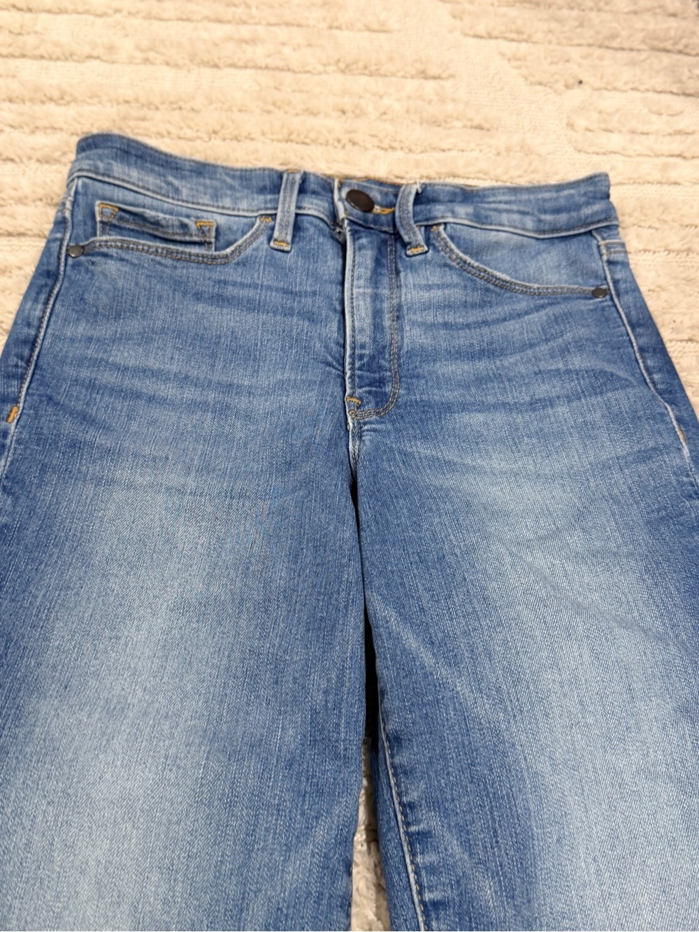 Athleta Light Blue Wide-Leg Jeans - Picture 3 of 7